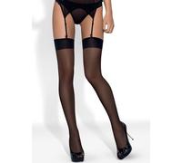 Bas Porte Jarretelles Ecru S800 Obsessive Taille S/M ou L/XL