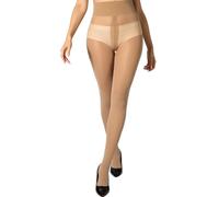 Bas pour femme, collants solides semi-transparents 40D taille haute à l'entrejambe en T pour femme, bas semi-transparents pleine longueur pour femme