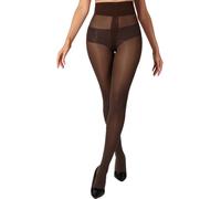 Bas pour femme, collants solides semi-transparents 40D taille haute à l'entrejambe en T pour femme, bas semi-transparents pleine longueur pour femme