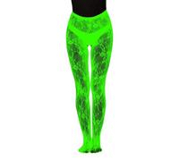 Bas résille lumineux pour femme dans l'obscurité - Motif rayé transparent sexy pour soirée - Collants creux, bleu foncé, taille unique