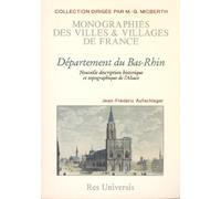 Bas-rhin - description historique et topographique (departement du)