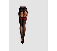 Bas Scarlett 20 DEN Noirs & Rouges