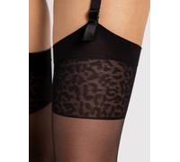 Bas sexy femme Fiore ANTERA 20 DEN pour porte jarretelles noir Tailles 2 3 4