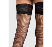 Fiore Bas Autofixant en Résille Liza - Noir - S
