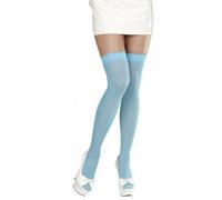 Bas turquoise pâle adulte - Widmann SRL - Taille unique - 70 deniers - Maintien renforcé