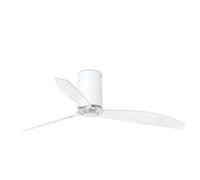 Bas Ventilateur plafond avec Télécommande Mini Tube Blanc mat Éco Fan DC