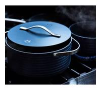 BASALT FUTUR Faitout aluminium pressé épais revêtement céramique D24 avec couvercle