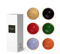 Bascuda Petits Bols en Céramique Lot de 6-8 cm Bols à Snack, Bols à Trempette Sauce de Soja Snacks Aperitif - Petit Bol Ceramique - 6 Pièces Bols à Décoration Bol