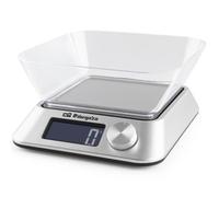 Báscula de Cocina Electrónica Orbegozo PC 1030- hasta 5kg- Plata