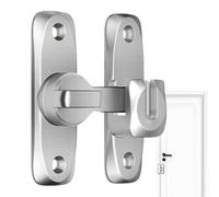 basculant, d'aluminium de 7,9 cm | Serrure coulissante de grange avec rotation à 90° et 180° pour abri de jardin, clôture, extérieur, garage, porte battante robuste | Barrière de