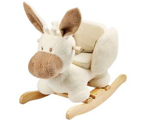 Bascule Âne Teddy Ecru