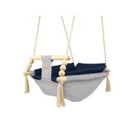 Bascule bébé couleur argent bleu marine