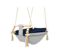Bascule bébé couleur argent bleu marine