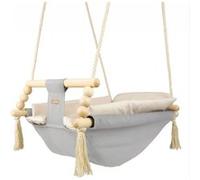 Bascule bébé couleur argent crème G