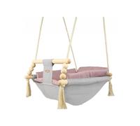 Bascule bébé couleur argent rose G