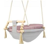Bascule bébé couleur argent rose G