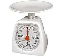 bascule de cuisine rétro EDM 07621 4 Kg Blanc G