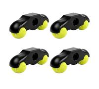 Bascule d'entraîneur de vélo, kit de réduction du bruit, accessoires d'amortissement des vibrations, kit de stabilisateur de balle de tennis, matériau antidérapant, design facile à installer pour
