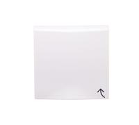 Bascule double avec impression symbole flèche Q.1/Q.3 blanc polaire, velours 16256089 HAGER