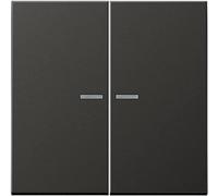 Bascule Jung AL2995KO5AN - 2 vitesses, pour interrupteur série KO, aluminium,...