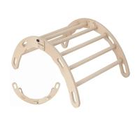 Bascule montessori 2-en-1 mamoi - arche de pikler & bascule en bois pliable