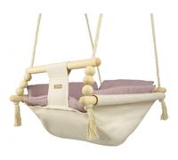 Bascule Pour Bébé Crème, Rose Clair