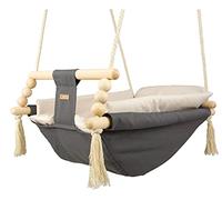 My Velinda – Bascule pour bébé – Gris-beige