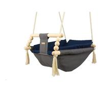 Bascule Pour Bébé Gris, Bleu Marine