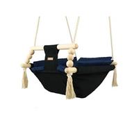 Bascule Pour Bébé Noir, Bleu Marine