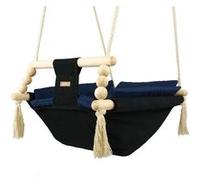 Bascule Pour Bébé Noir, Bleu Marine