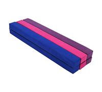Bascule, Poutre D'équilibre Pliante en Daim de 7 Pieds Poutre de Gymnastique Antidérapante Équipement de Fitness Portatif à Plancher Pliant Poutre de Gymnastique Pliante Robuste