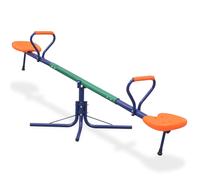 Bascule rotative - vidaXL - Orange - Acier et Plastique - Pour enfants à partir de 3 ans - Mixte