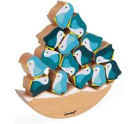 Basculo Manchots En Bois-Jouet D'eveil-Jeu D'adresse-Apprentissage Motricité Fine Et Concentration-Partenariat Wwf-Certifié Fsc-Dès 2 Ans,J08602
