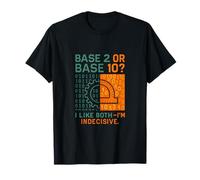Base 2 ou 10 décimales binaires Graphiques STEM T-Shirt