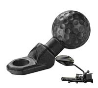 Base à billes d'adaptateur de tête coudée, base de boule d'adaptateur de tête, base à billes en alliage robuste absorbant les chocs, support de vélo, accessoire de vélo pour moto, vélo, utilisation en