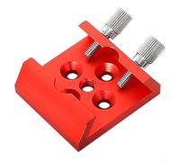 Base à queue d'aronde filetée 1/4, pour support de montage de lunette de visée, plaque fendue, pour télescope et smartphone (rouge)