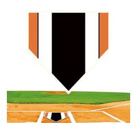 Base Accueil Plaque Pour Entraînement Baseball | lancement Antidérapant avec Rayures Colorées,Softball Pour Les Entraîneurs Joueurs Lanceurs Débutants Arbitres