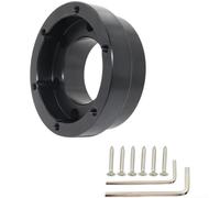 Base adaptateur de volant de 70 mm pour roues de jeu LOGITECH G29 G920 G923, la construction en aluminium assure un ajustement sûr et une stabilité à long terme (noir)