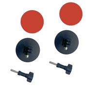 Base adhésive pour caméra de sport, avec grande capacité de charge, fixation sûre sur les casques, surfaces du véhicule, construction ABS, kit de montage universel pour caméra d'action