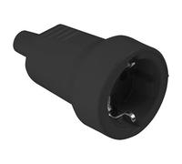 Base aérienne TTL en PVC noir, 244 N, adaptée aux applications industrielles et aux utilisations dans des environnements de travail exigeants.