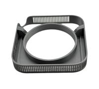 Base Anti-poussière imprimée en 3D pour Mac Mini M4 2024 Support Anti-dérapant Base de Refroidissement Accessoires DIY Support de Refroidissement Anti-poussière (Gris)