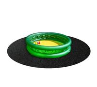 Base Au Sol pour Spa, Tapis De Spa pour Baignoire Gonflable | Grand Tapis Rond De 370cm Épais Imperméable Et Gonflable pour Spa, Protection Antidérapante pour Sol Étanche - Base Voiture Et Extérieur