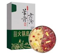 Base Authentique pour Fondue Chinoise du Sichuan, 2 Bouillons Au Choix, Épicée, Bouillon Instantané 100% Naturel pour Fondue Chinoise, Nouilles, Ramen et Autres Préparations Culinaires.(Clear soup)