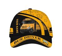 Base-Ball Capuchon Bus Personnalisé (6) Strapback Cap | Trucker Cap Léger Strapback Cap Unisexe Chapeaux Pare-Soleil Pour Golf Course à Pied Cadeau