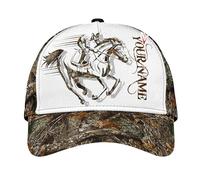 Base-Ball Capuchon Cheval Personnalisé (8) Strapback Cap | Casquettes de Baseball Tendance Baseball Cap Léger Strapback Cap Pour Course à Pied Outdoor Cadeau