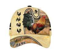 Base-Ball Capuchon Rooster Lover Custom Rooster Lover (4) Strapback Cap | base-ball capuchon Réglable Strapback Cap Léger Chapeaux Pare-Soleil Pour Cadeau Golf Voyages