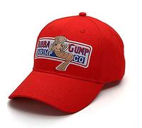 Base-Ball Casquette Ajustable Bubba Gump Shrimp Brodé Snapback Chapeaux De Sport Chapeau De Soleil (Rouge)