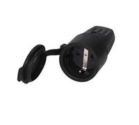 Base - Base aérienne noire en caoutchouc avec couvercle, idéale pour les installations électriques, robuste et durable. Conçu pour une utilisation pratique et sûre