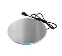 Base chauffante pour chauffe-eau pour volaille - Support chauffant pour abreuvoir de poulet avec régulation de la température, dégivreur d'hiver à économie d'énergie, conception de chauffage stable et