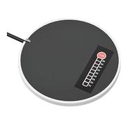 Base chauffante pour Tasses à café : chauffages Gris réglables, Coussin de Boisson de Bureau, Dessous de Verre Intelligent pour Boissons, chauffante pour thé avec Structure énergétique